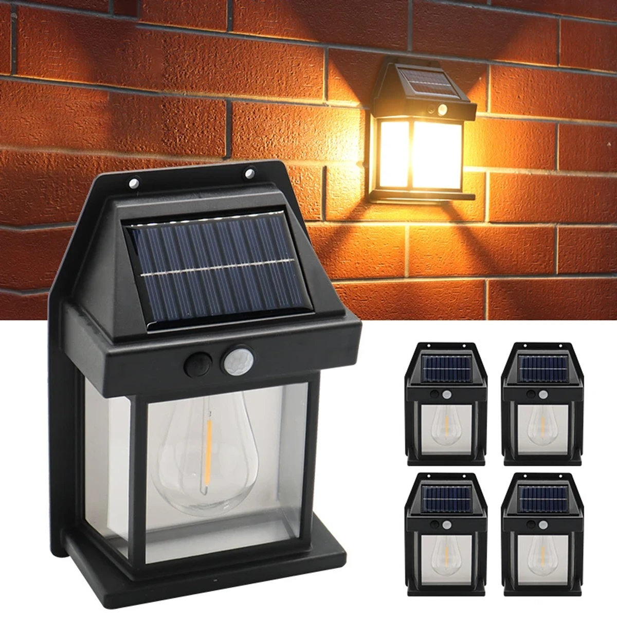 Solar Sensor Interaction Wall Lamp