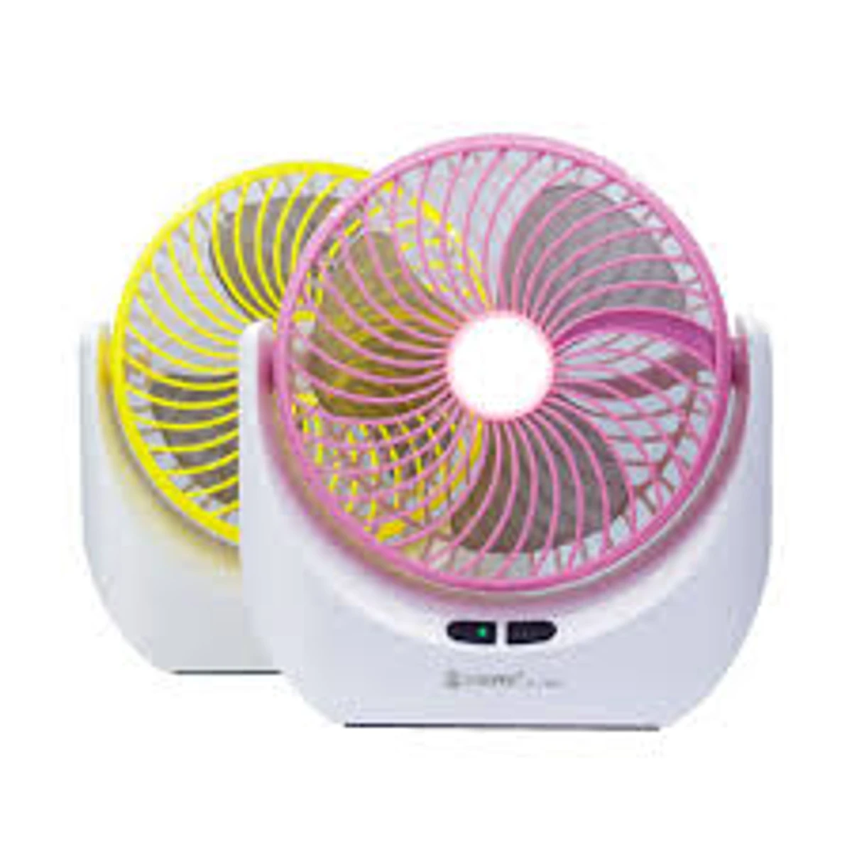 JY SUPER Portable Led Light With Mini Fan Charging Protection Strong Wind Fan With USB Port - Rechargeable Mini Fan